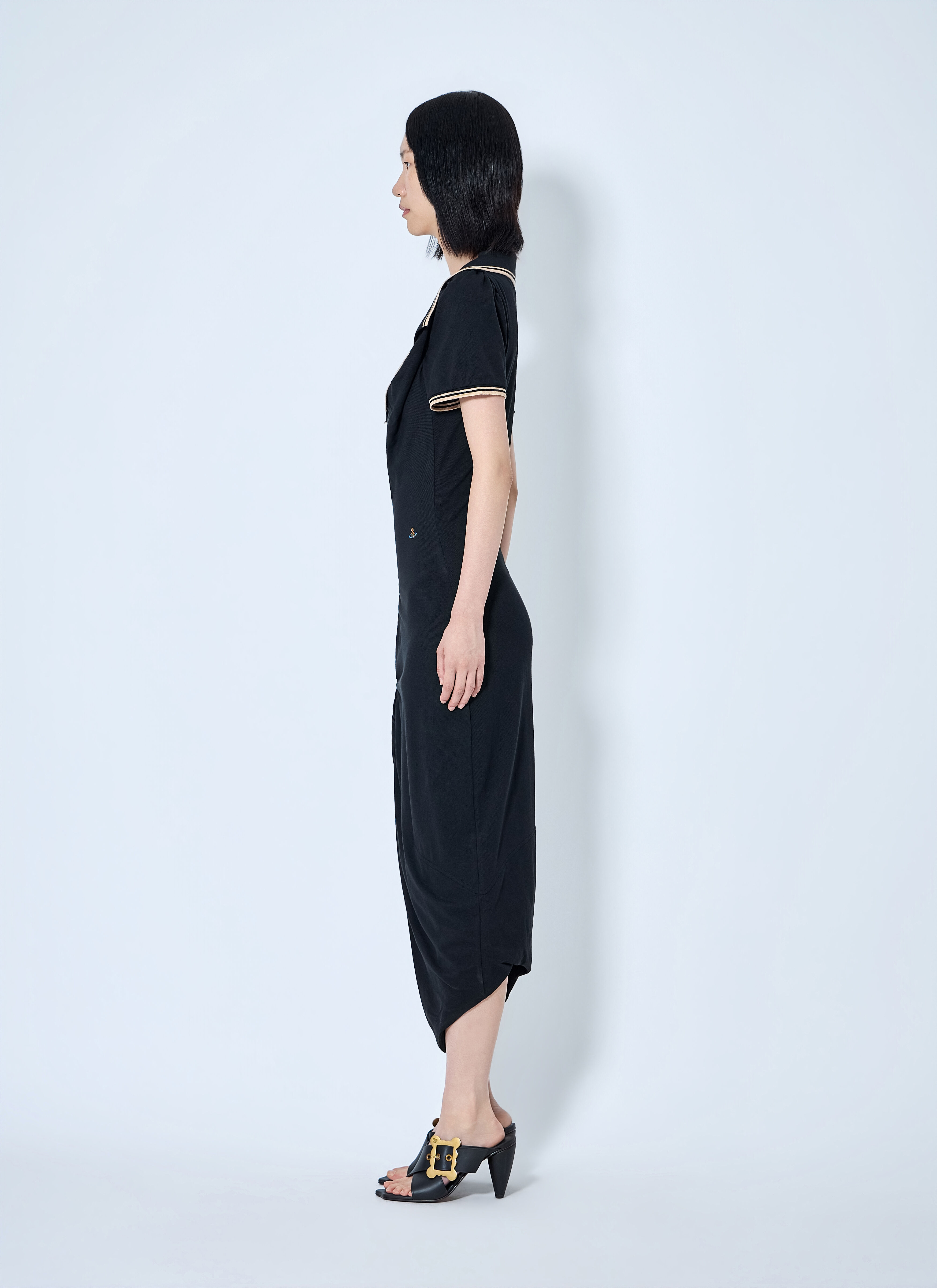 Vivienne Westwood Women's' Long Monday Pulling Dress in Black | LN-CC®
