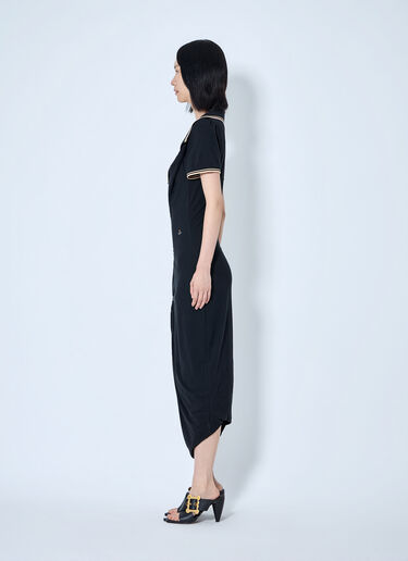 LN-CC® - Vivienne Westwood: Long Monday Pulling Dress - Black Vivienne Westwood Long Monday Pulling Dress Black vvw0265015