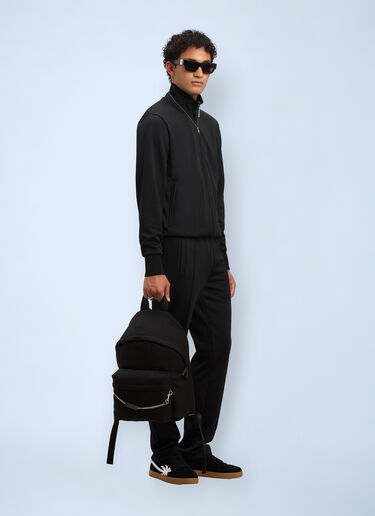 Logo Plate Backpack Palm Angels Logo Plate Backpack Black pma0160044