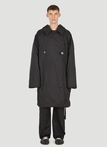 Rick Owens DRKSHDW Cappotto Imbottito Coat Black drk0150005