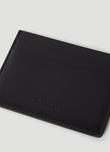 Jil Sander Leather Card Holder Black jil0146025