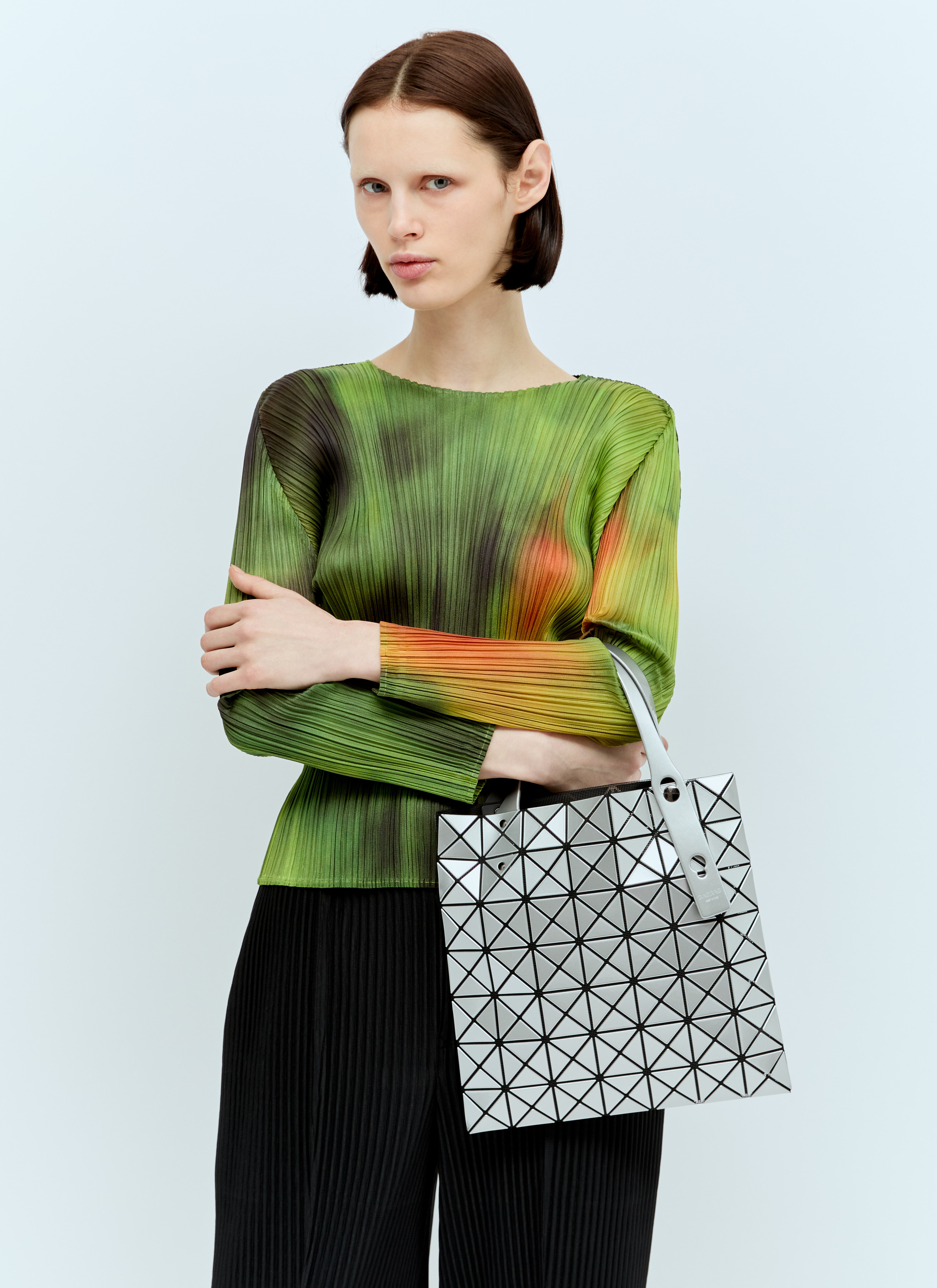 Bao Bao Issey Miyake プリズムベーシックトートバッグ ピンク bao0256006