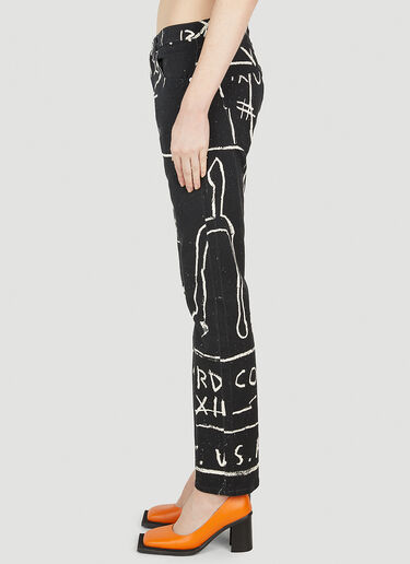 Honey Fucking Dijon Basquiat Jeans Black hdj0352002