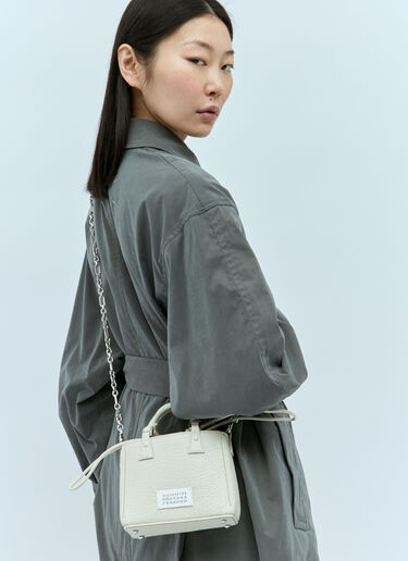 Maison Margiela 5AC Tote Horizontal Handbag Grey mla0255029