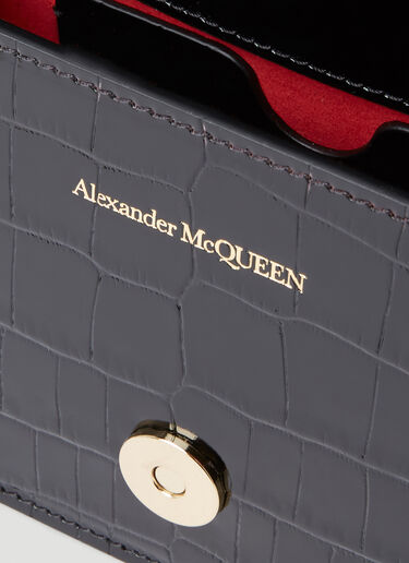 Alexander McQueen Jewelled Satchel Mini Bag Black amq0251006