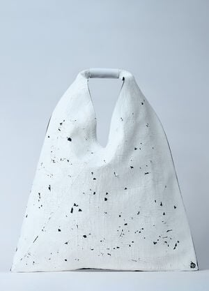 MM6 Maison Margiela Classic Medium Japanese Handbag White mmm0160007
