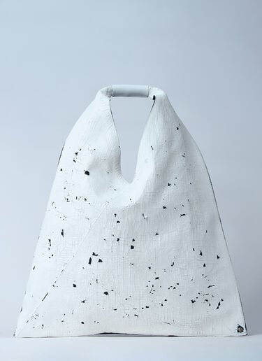 MM6 Maison Margiela Classic Medium Japanese Handbag White mmm0160007