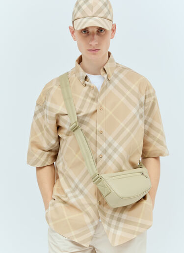 Burberry Shield Crossbody Bag Khaki bur0155109