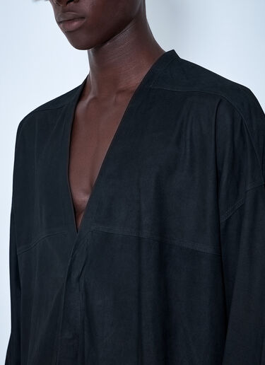 LN-CC® - Rick Owens: Lido Larry Shirt - Black Rick Owens Lido Larry Shirt Black ric0165057