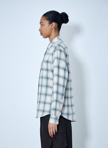 Our Legacy Checked Cotton Shirt White our0264030