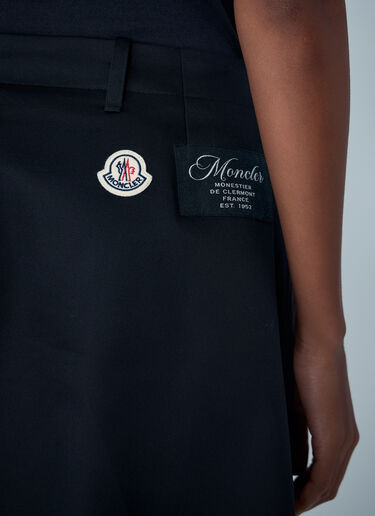 Moncler Cotton Midi Skirt Black mon0262037