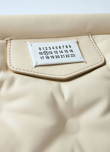 Maison Margiela Small Glam Slam Classique Clutch White mla0259028