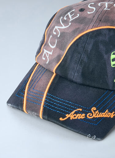 Acne Studios Embroidered Logo Cap Grey acn0164008