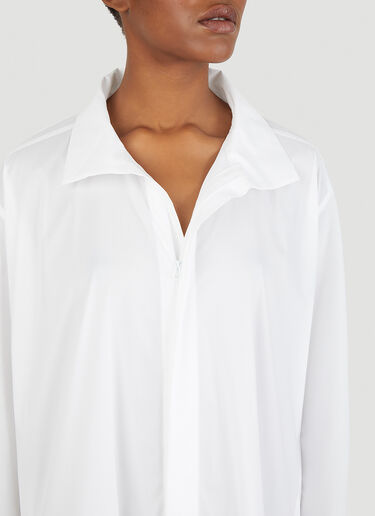 Issey Miyake Fine Shirt Dress White ism0246003