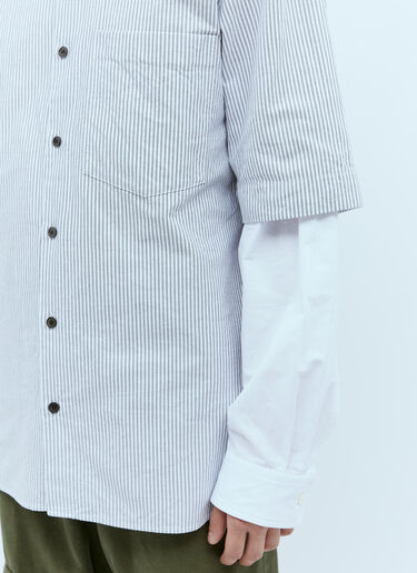 Double Sleeve Shirt Dries Van Noten Double Sleeve Shirt Grey dvn0154015