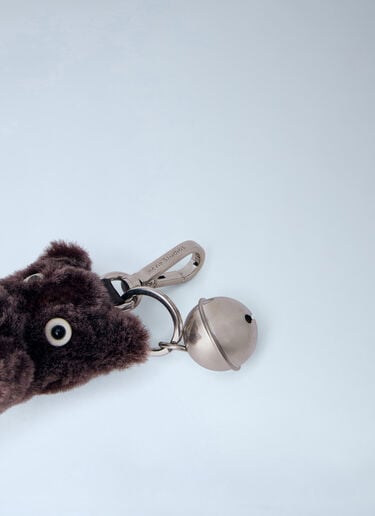 Acne Studios Teddy Bear Keychain Brown acn0163005