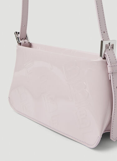 BY FAR Dulce Dawn Embossed Shoulder Bag Lilac byf0251008