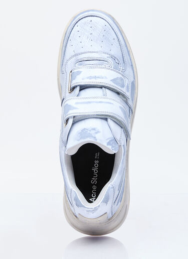 Acne Studios Velcro Strap Sneakers Blue acn0155036