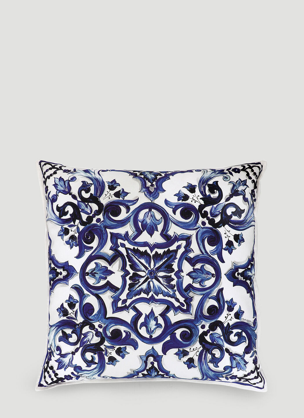 Dolce & Gabbana Casa Canvas Cushion medium Black wps0691219