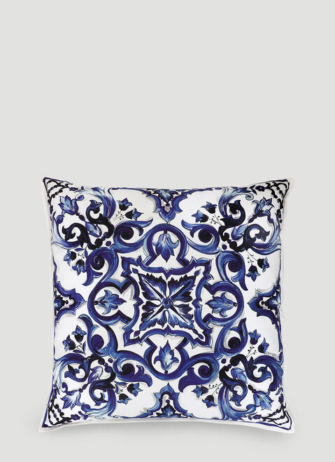 Dolce & Gabbana Casa Canvas Cushion medium Multicoloured wps0690034
