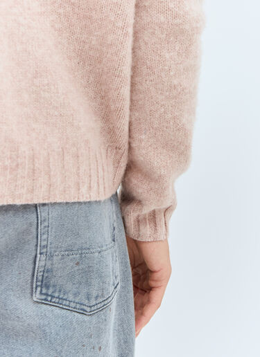 Acne Studios Polo Wool Cardigan Pink acn0157019