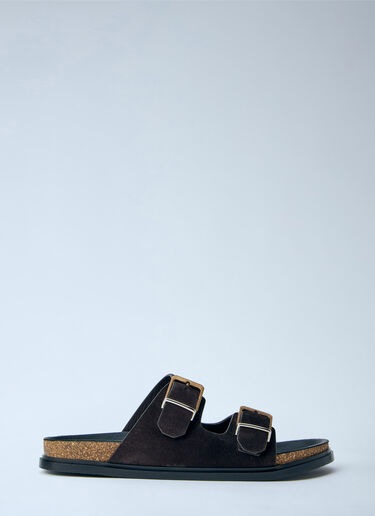 Buckle Slides The Row Buckle Slides Brown row0264068