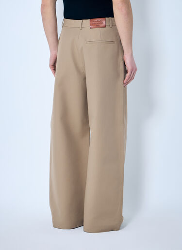 Acne Studios Cotton Twill Pants Beige acn0159010