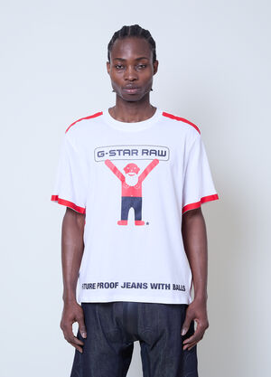Walter Van Beirendonck x G-STAR Logo Motif T-Shirt White wlt0160029