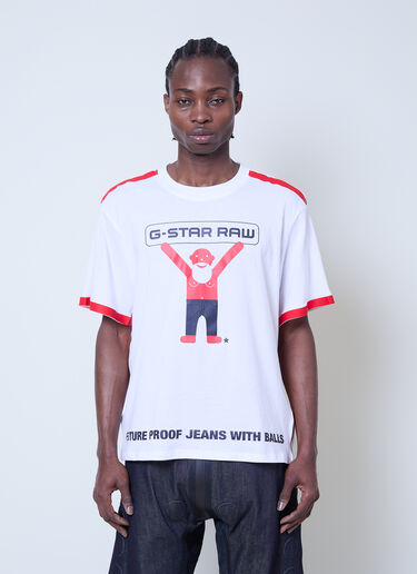Walter Van Beirendonck x G-STAR Logo Motif T-Shirt White wlt0160029