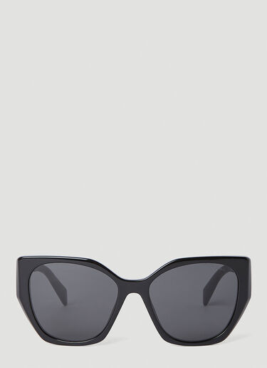Prada Logo Plaque Sunglasses Black lpr0251010