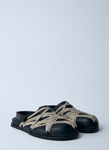 Rick Owens 메가레이스 뮬  블랙 ric0159036