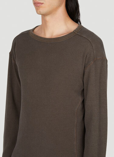 Thermal Long Sleeve T-Shirt Entire Studios Thermal Long Sleeve T-Shirt Brown ent0153027