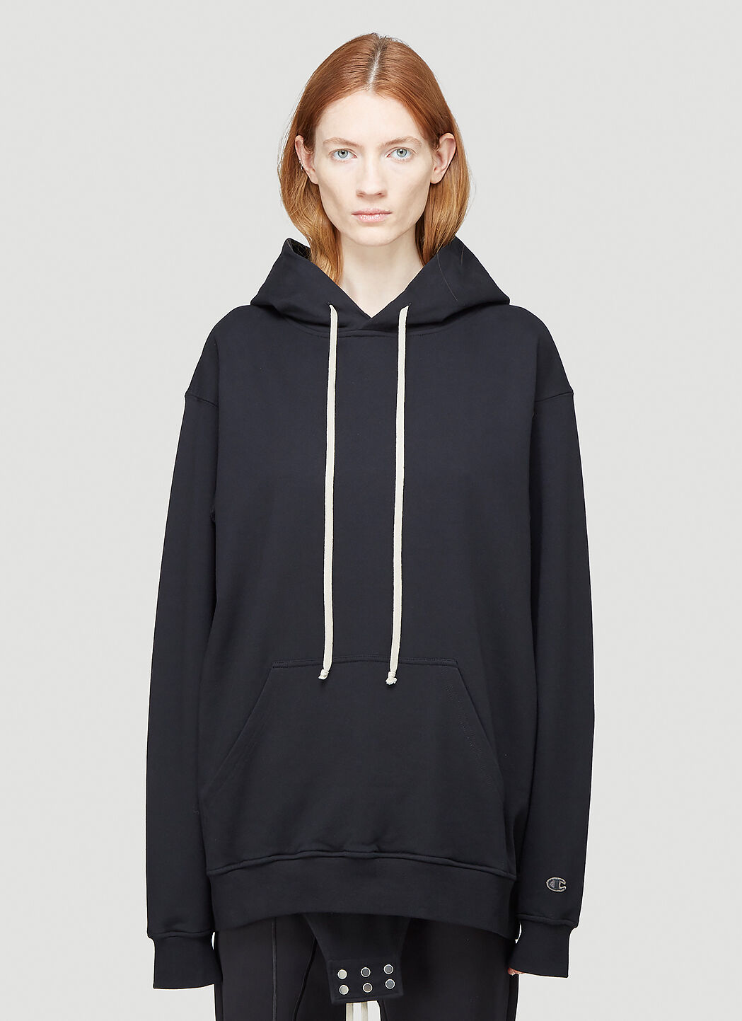 Acne Studios Jumbo Hooded Sweatshirt Black acn0244026