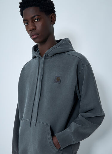 Carhartt WIP Logo Patch Hooded Sweatshirt Black wip0162003