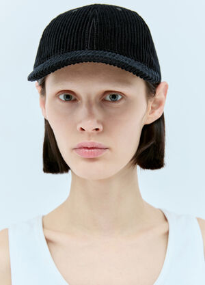 Alexander Wang Corduroy Baseball Cap Black awg0259013