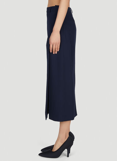 Balenciaga スプリットテーラードスカート ブルー bal0251006