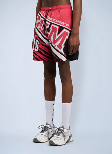 Palm Angels Racing Swimshorts Red pma0164166