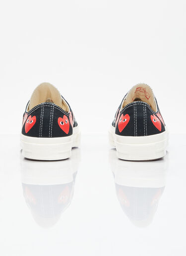 Comme des Garçons PLAY x Converse Multi-Heart Chuck 70 Sneakers Black cpc0355005