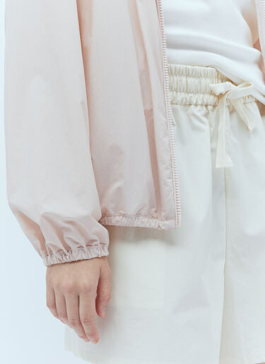 로고 패치 조절끈 쇼츠 Moncler 로고 패치 조절끈 쇼츠 크림 mon0256016