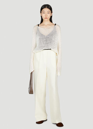 The Row Gordon Pants White row0253007
