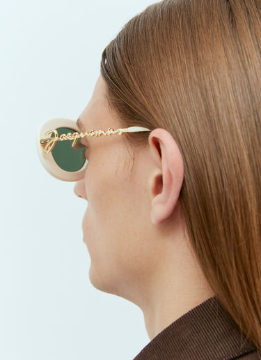 Les Lunettes Pralu サングラス Jacquemus Les Lunettes Pralu サングラス ホワイト jas0354002