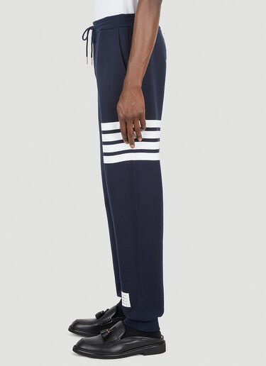4-Bar Jersey Track Pants Thom Browne 4-Bar Jersey Track Pants Navy thb0125023