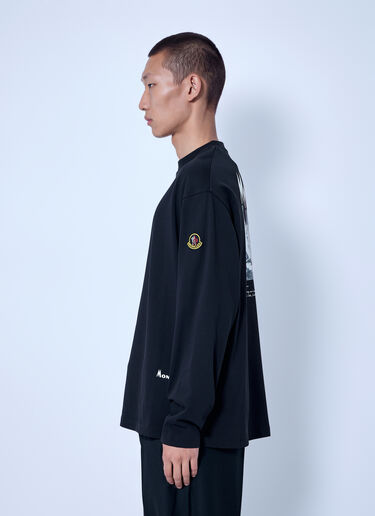 LN-CC® - Moncler RE/ICONS: K2 Print Long Sleeve Cotton T-Shirt - Black Moncler RE/ICONS K2 Print Long Sleeve Cotton T-Shirt Black mon0166068