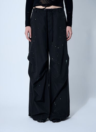 MM6 Maison Margiela Painter Pants Black mmm0260003