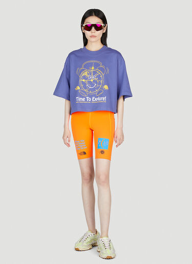 The North Face x Online Ceramics 短款印花 T 恤 紫色 tnf0252053