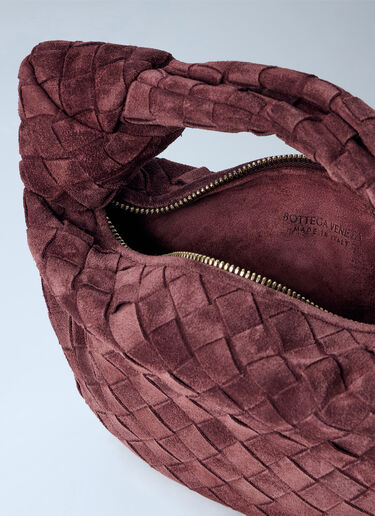 LN-CC® - Bottega Veneta: Mini Jodie Handbag - Burgundy Bottega Veneta Mini Jodie Handbag Burgundy bov0265013