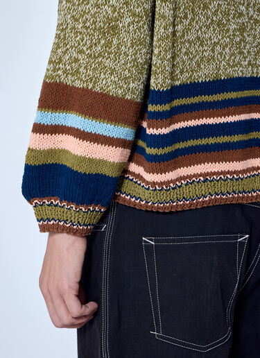 Story Mfg. Mountain Fern Bulb Knit Jumper Green mfg0166008