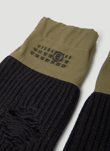 MM6 Maison Margiela Arm Warmers Black mmm0353002