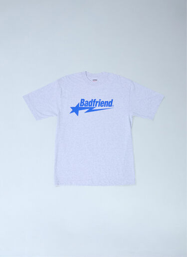 Star Motif T-Shirt Badfriend Star Motif T-Shirt Grey bad0162007