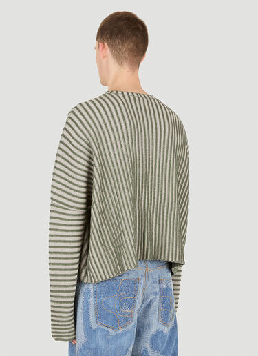 Eckhaus Latta Keyboard Dolman Sweater Grey eck0149007
